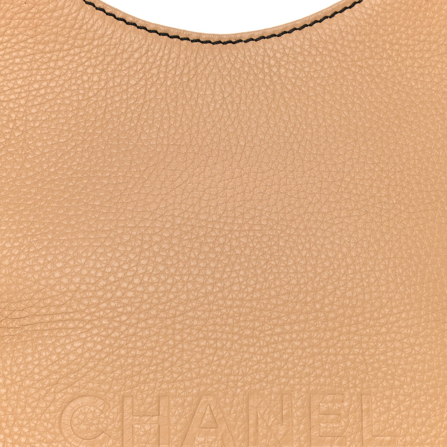 Chanel Grained Calfskin Tassel Hobo Beige 8 of 12