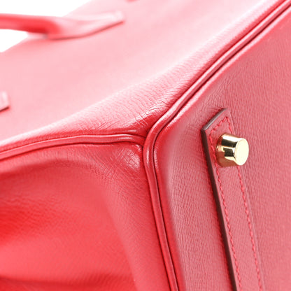 Hermes Epsom Birkin 30 Rouge Casaque 11 of 15