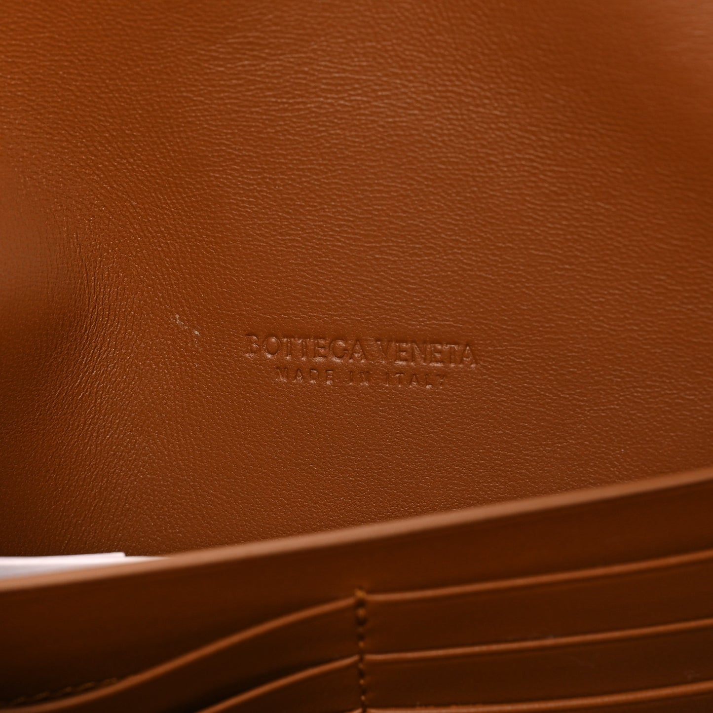 Suede Intrecciato Long Andiamo Top Handle Clutch Amber