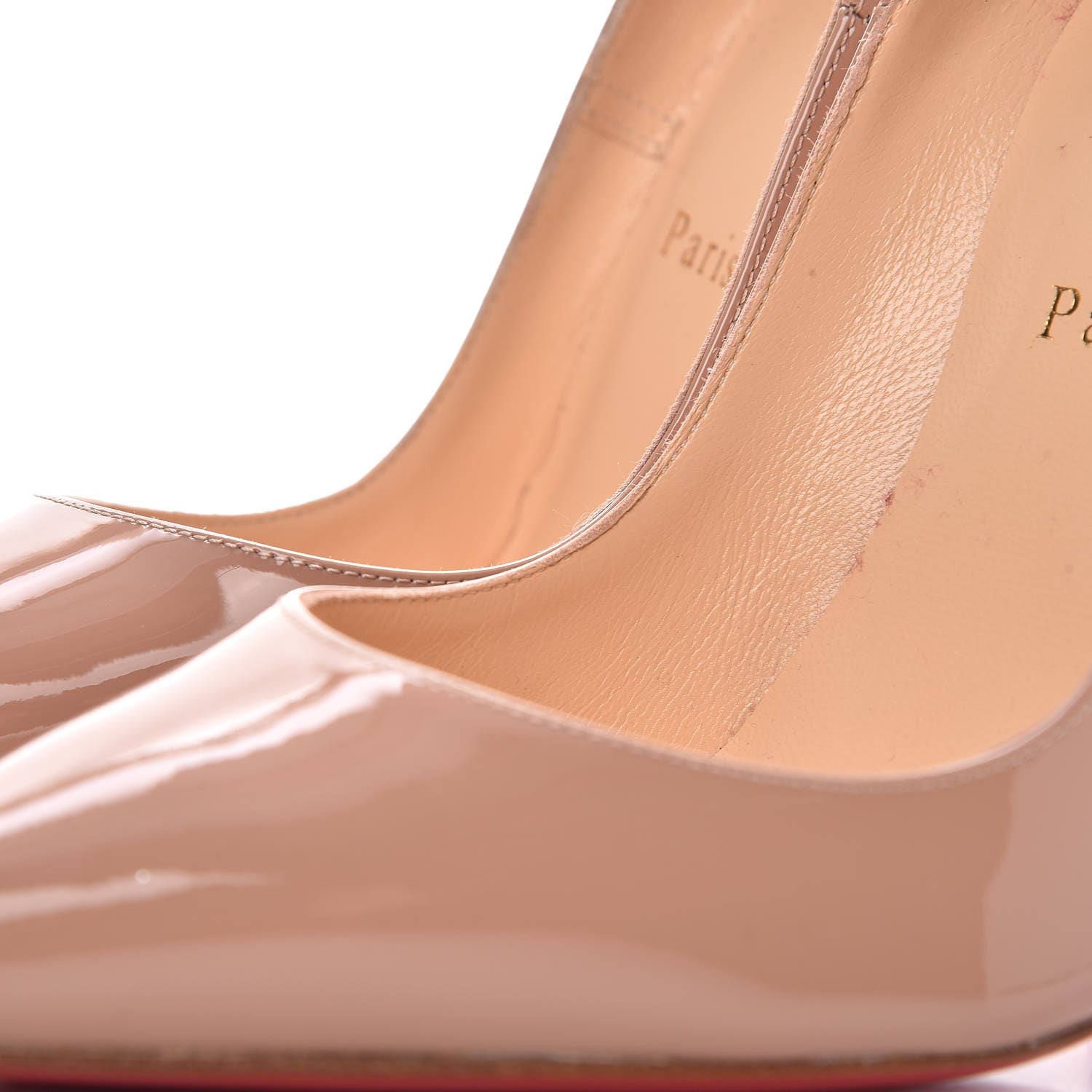 Christian Louboutin Patent So Kate 120 Pumps 36.5 Nude 9 of 9