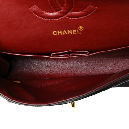 Chanel Lambskin Quilted Medium Double Flap Black 5 of 10