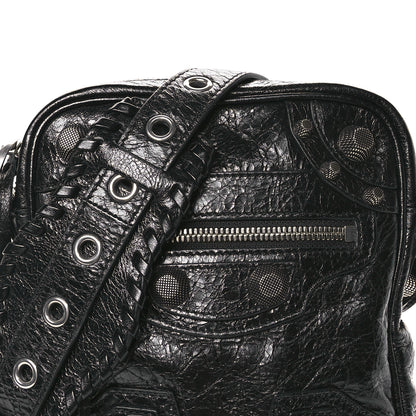 Balenciaga Agneau Arena Le Cagole Crossbody Bag Black 10 of 12