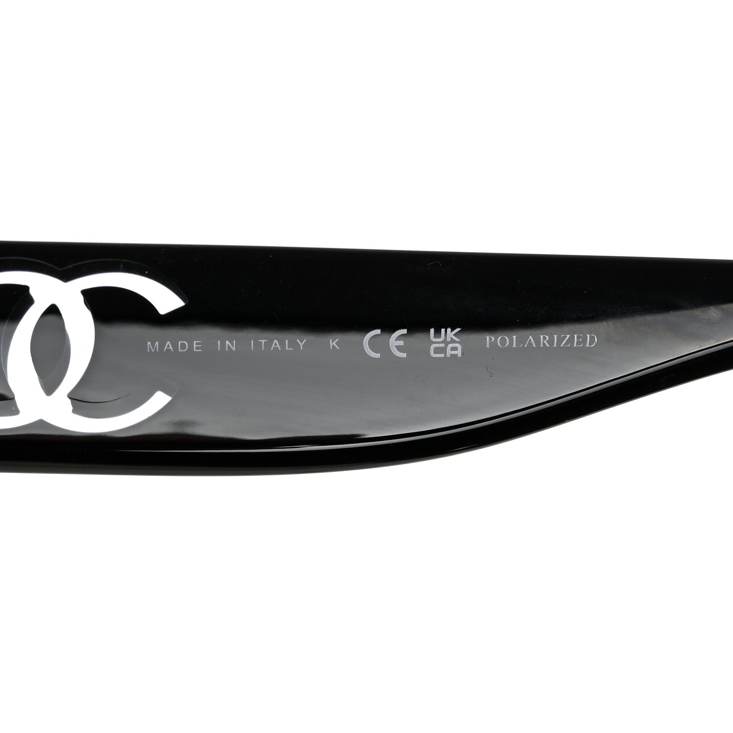 Chanel Acetate Nylon Polarized Cat Eye Sunglasses 5527 Black 6 of 7