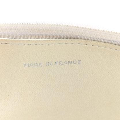 Chanel Perforated Lambskin Quilted Wallet On Chain WOC Beige 7 of 14
