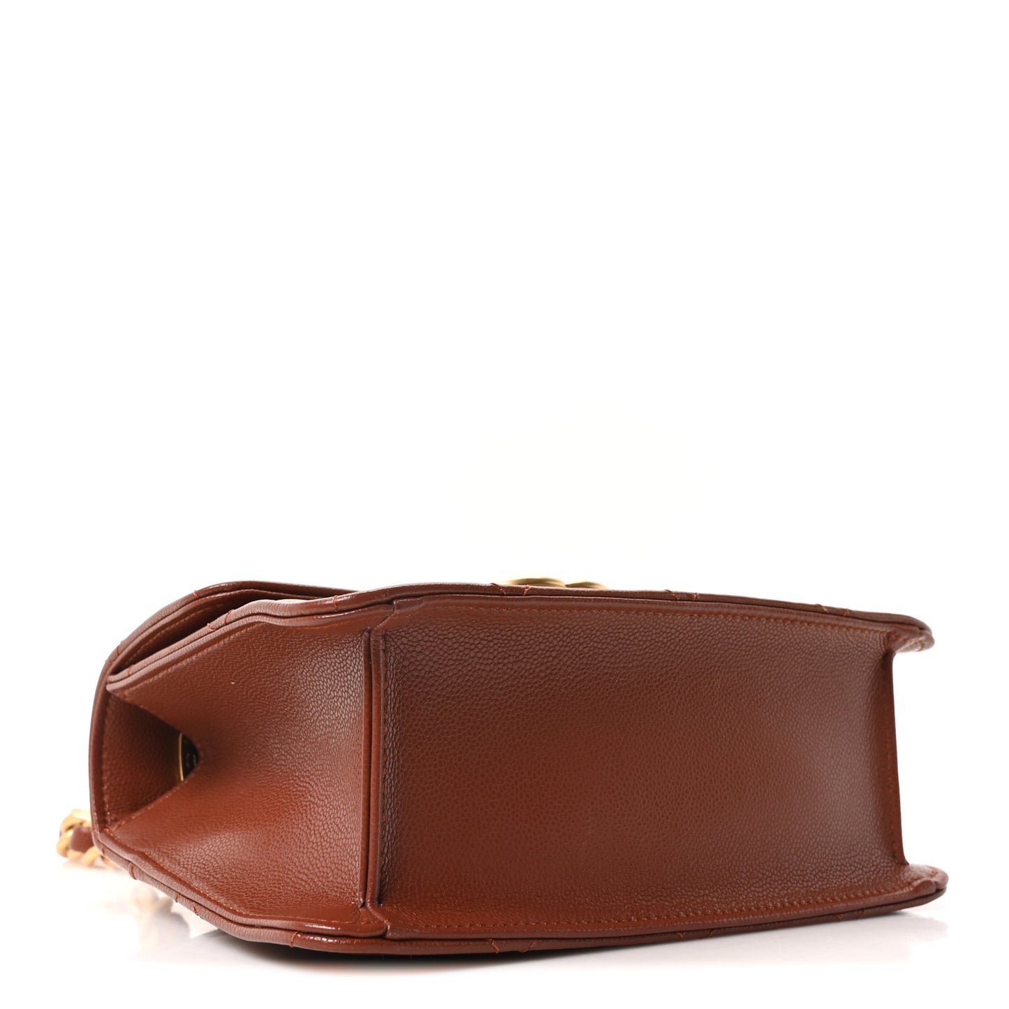 Caviar Quilted CC Mini Flap Brown