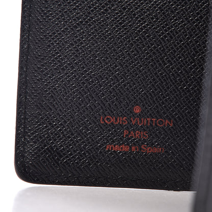 Louis Vuitton Epi Small Ring Agenda Cover Black 6 of 9