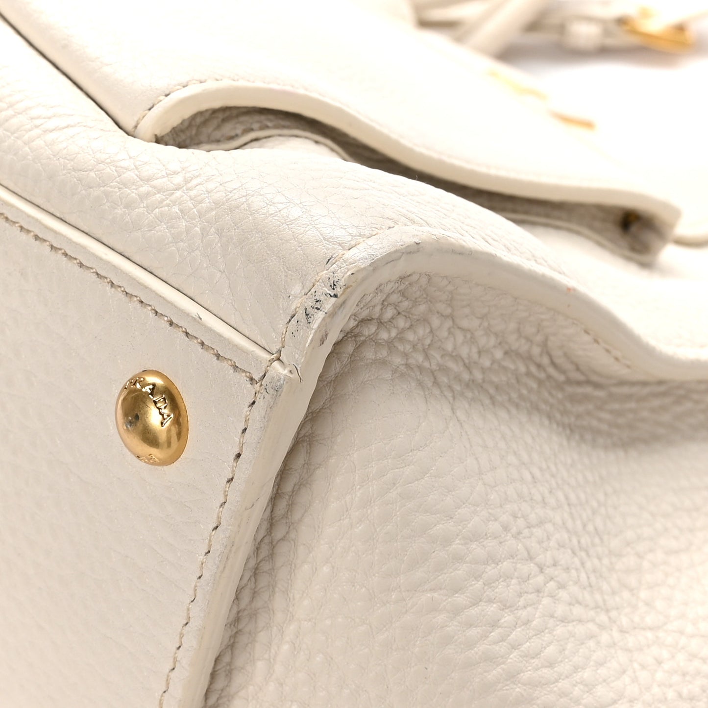 Vitello Daino Shopping Tote Talco