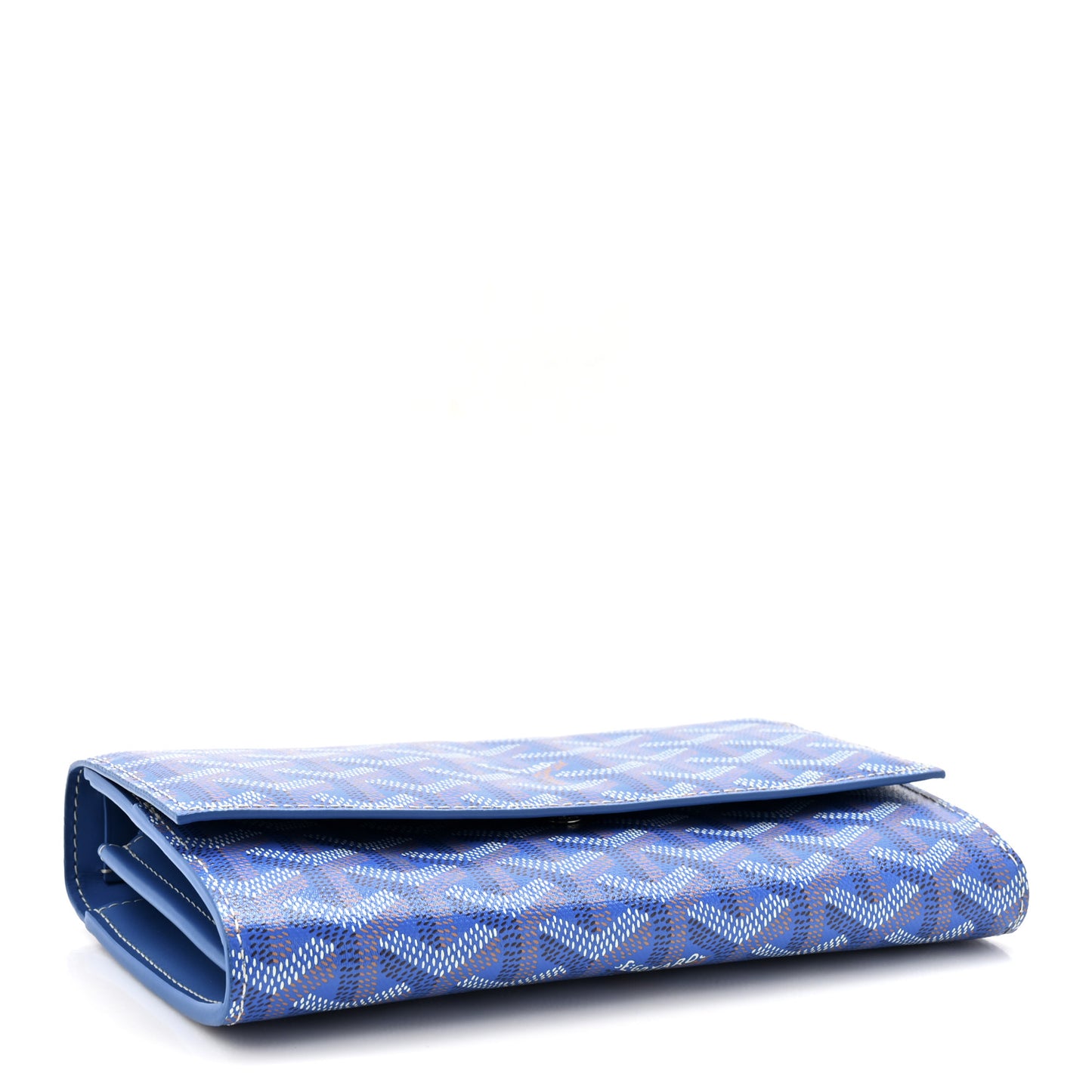Goyardine Varenne Continental Wallet Sky Blue
