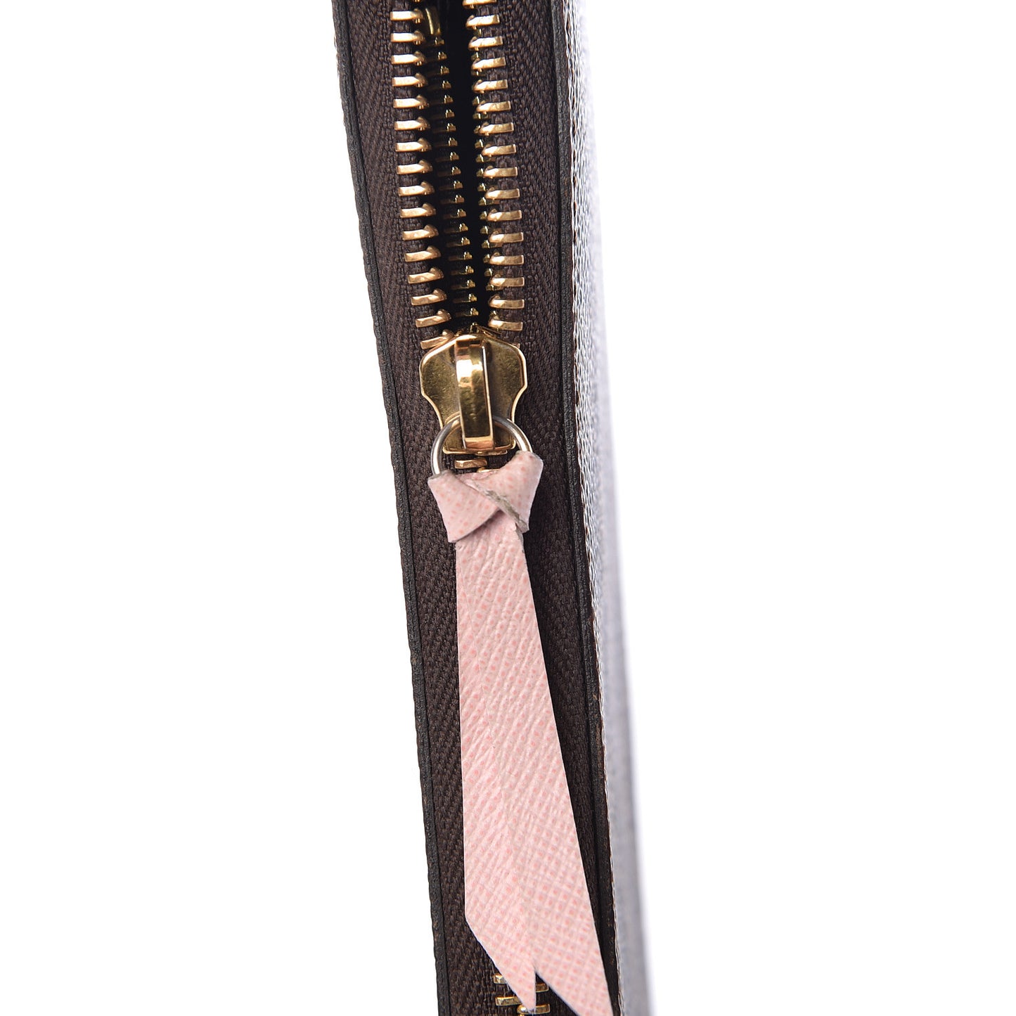 Damier Ebene Clemence Wallet Rose Ballerine