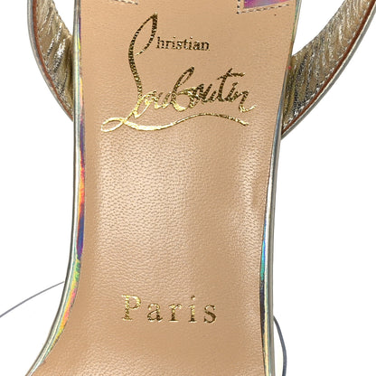 Christian Louboutin PVC Calf Alicoco Spikaqueen 55 Pumps 36.5 Version Platine 6 of 7