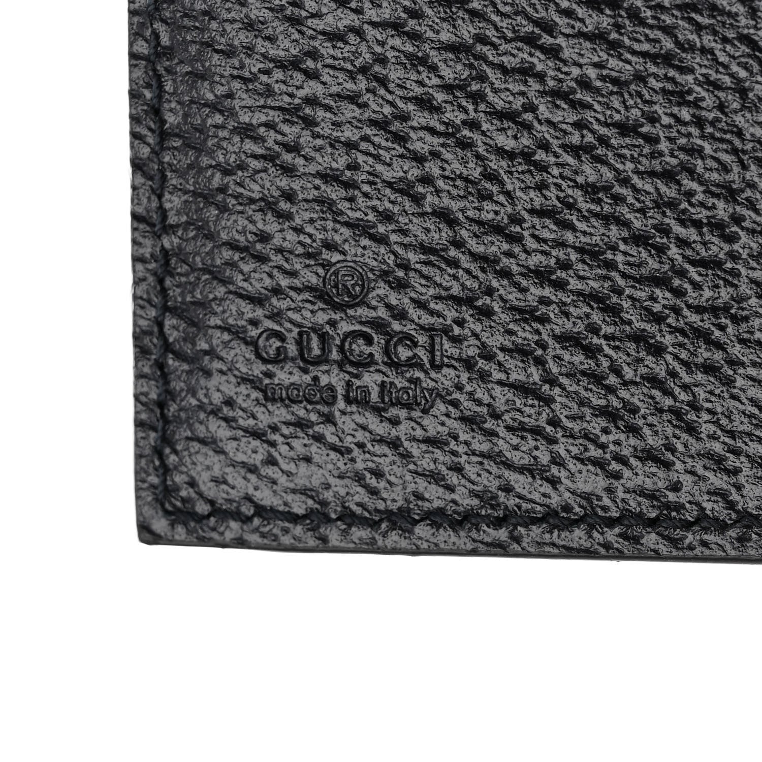 Gucci GG Supreme Monogram Textured Calfskin Web Mini Ophidia Multi Pouch Beige Blue 7 of 14