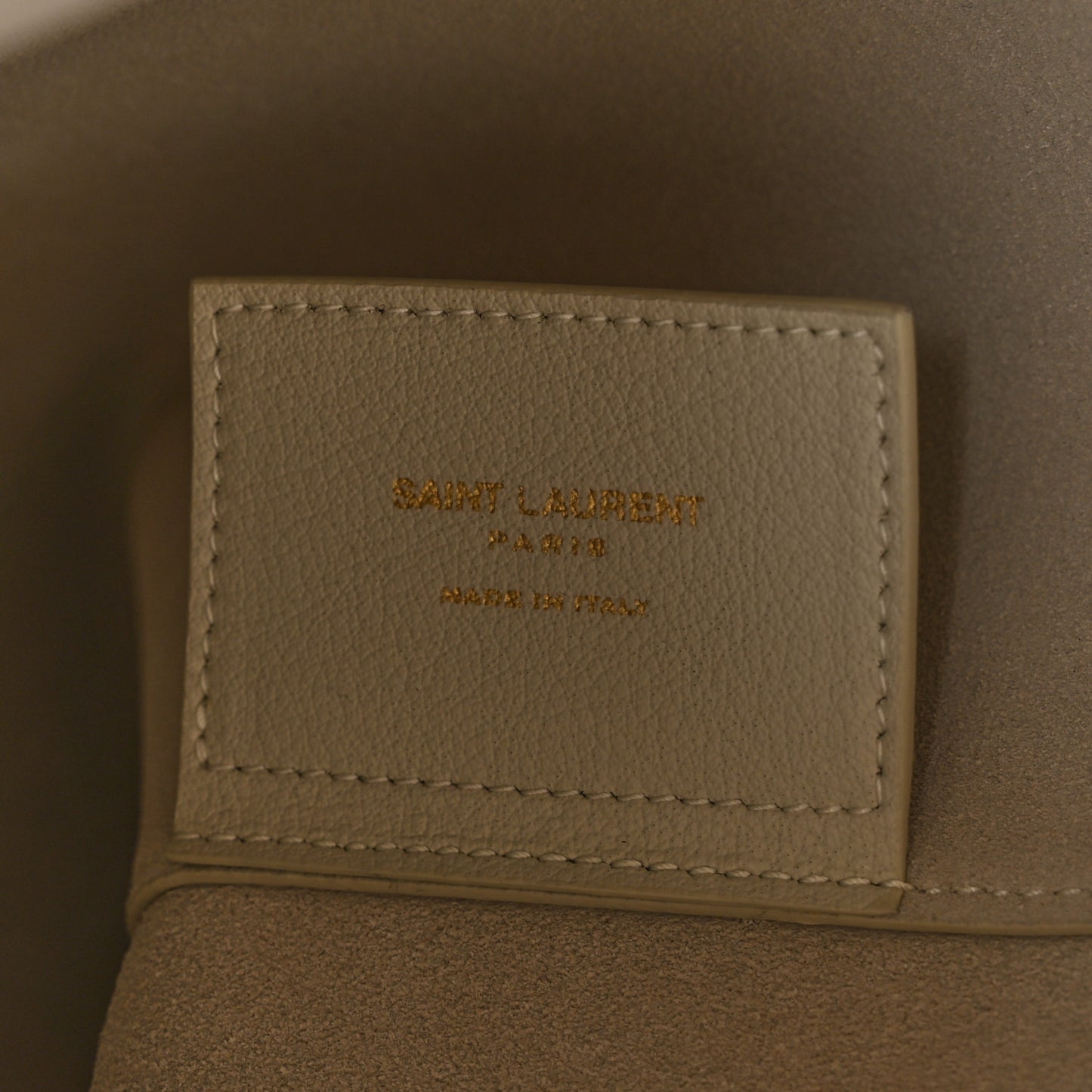 Calfskin Toy Shopping Tote Crema Soft