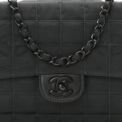 Chanel Nylon Medium Travel Flap Black 7 of 9