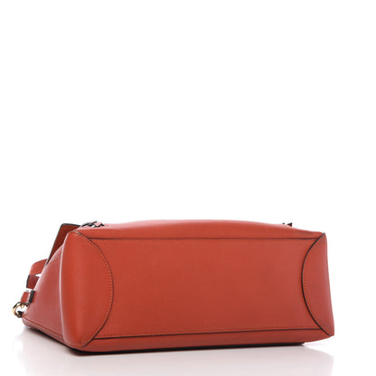 Chloe Calfskin Medium Faye Day Shoulder Bag Terracotta Red 4 of 9