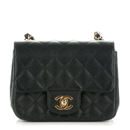 Chanel Caviar Quilted Mini Square Flap Black 1 of 8