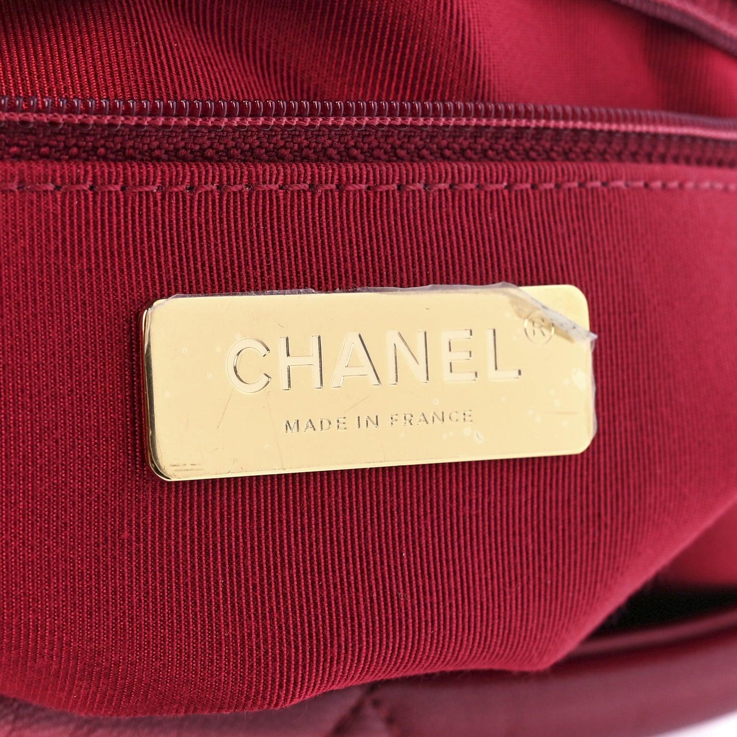 Goatskin Quilted Large Chanel 19 Flap Dark Pink