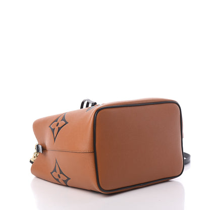 Louis Vuitton Empreinte Monogram Giant Crafty Neonoe MM Caramel Black 4 of 11