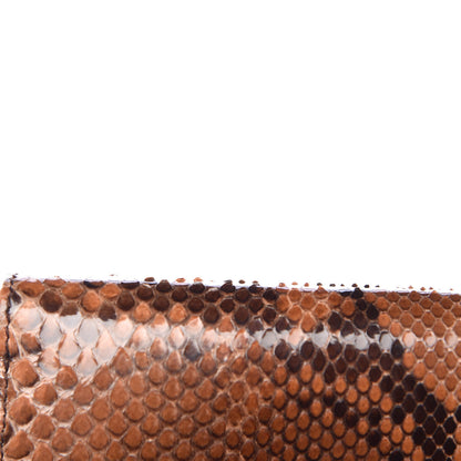 Prada Python Zip Around Wallet Brandy 9 of 10