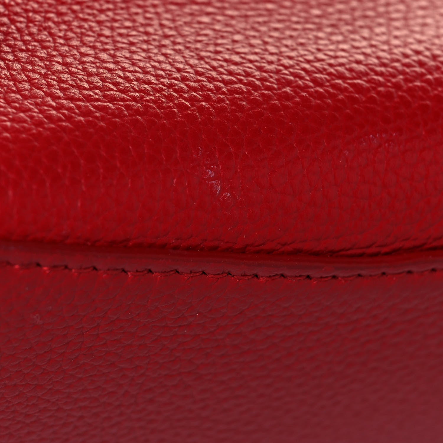 Balenciaga Grained Calfskin Neo Classic Gold Hardware Nano City Crossbody Medium Red 15 of 15