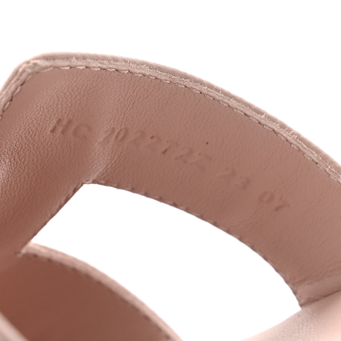 Epsom Oran Sandals 38 Rose Porcelaine