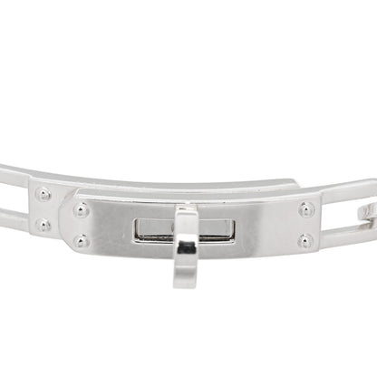 Hermes Sterling Silver Kelly Double Chaine Bracelet 3 of 4