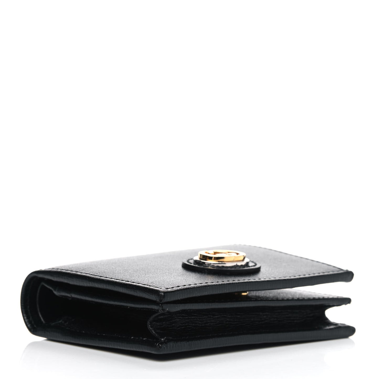 Azalea Calfskin Marina Card Case Black