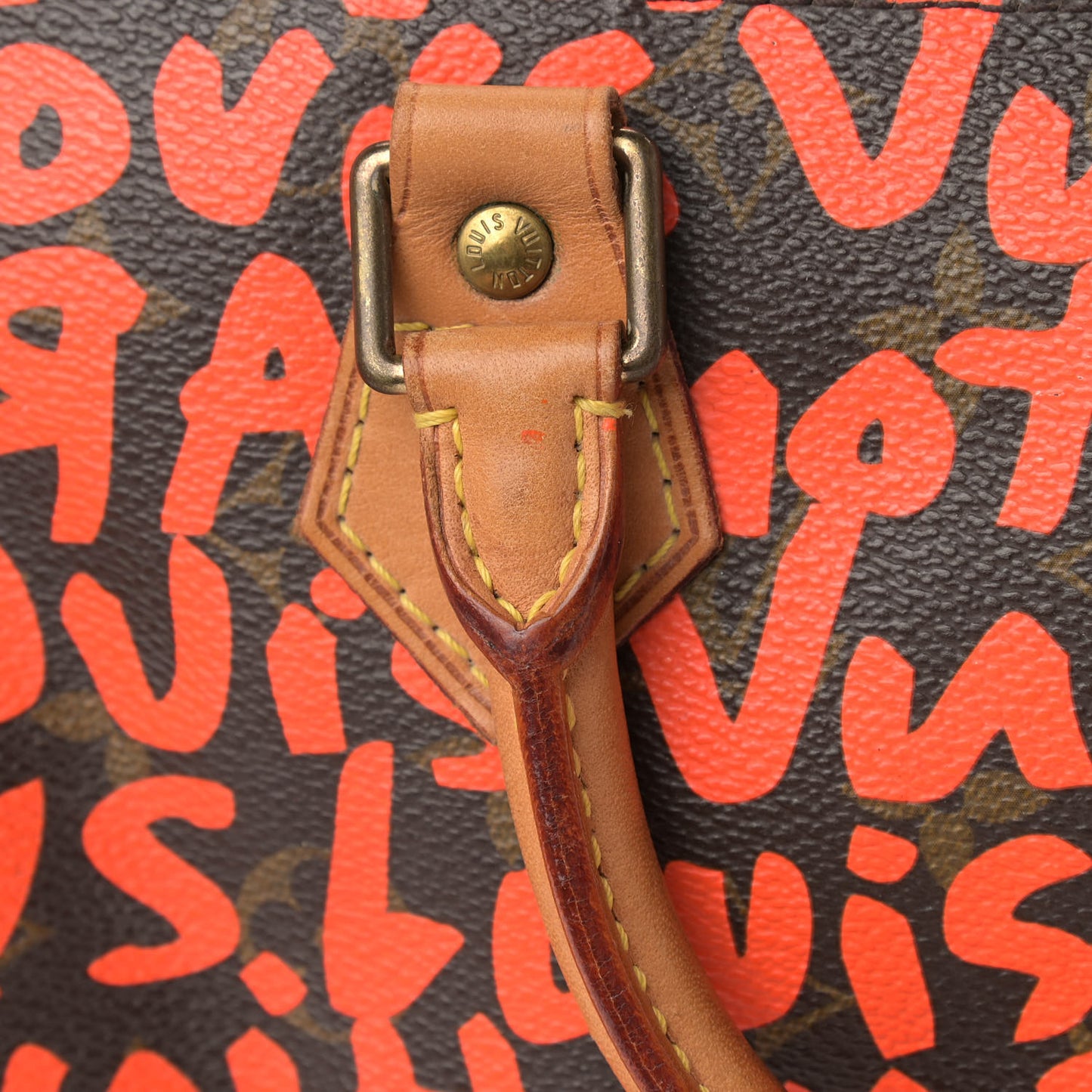 Monogram Graffiti Speedy 30 Orange