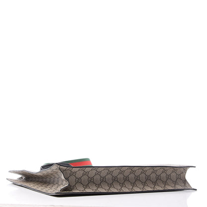 Gucci Soft GG Supreme Monogram Web Vertical Tote Black 4 of 9