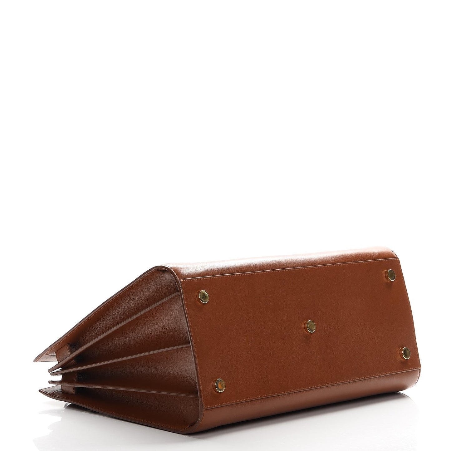 Calfskin Large Sac De Jour Carryall Cognac