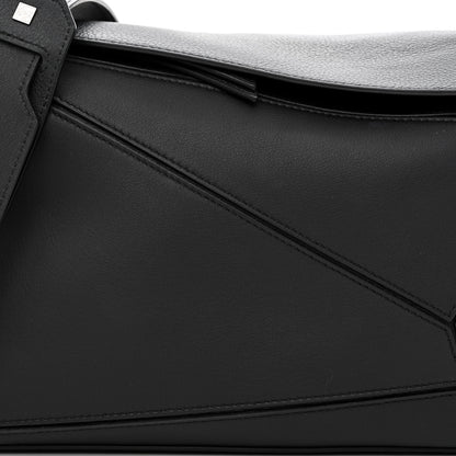 Loewe Calfskin Medium Puzzle Bag Black 7 of 9
