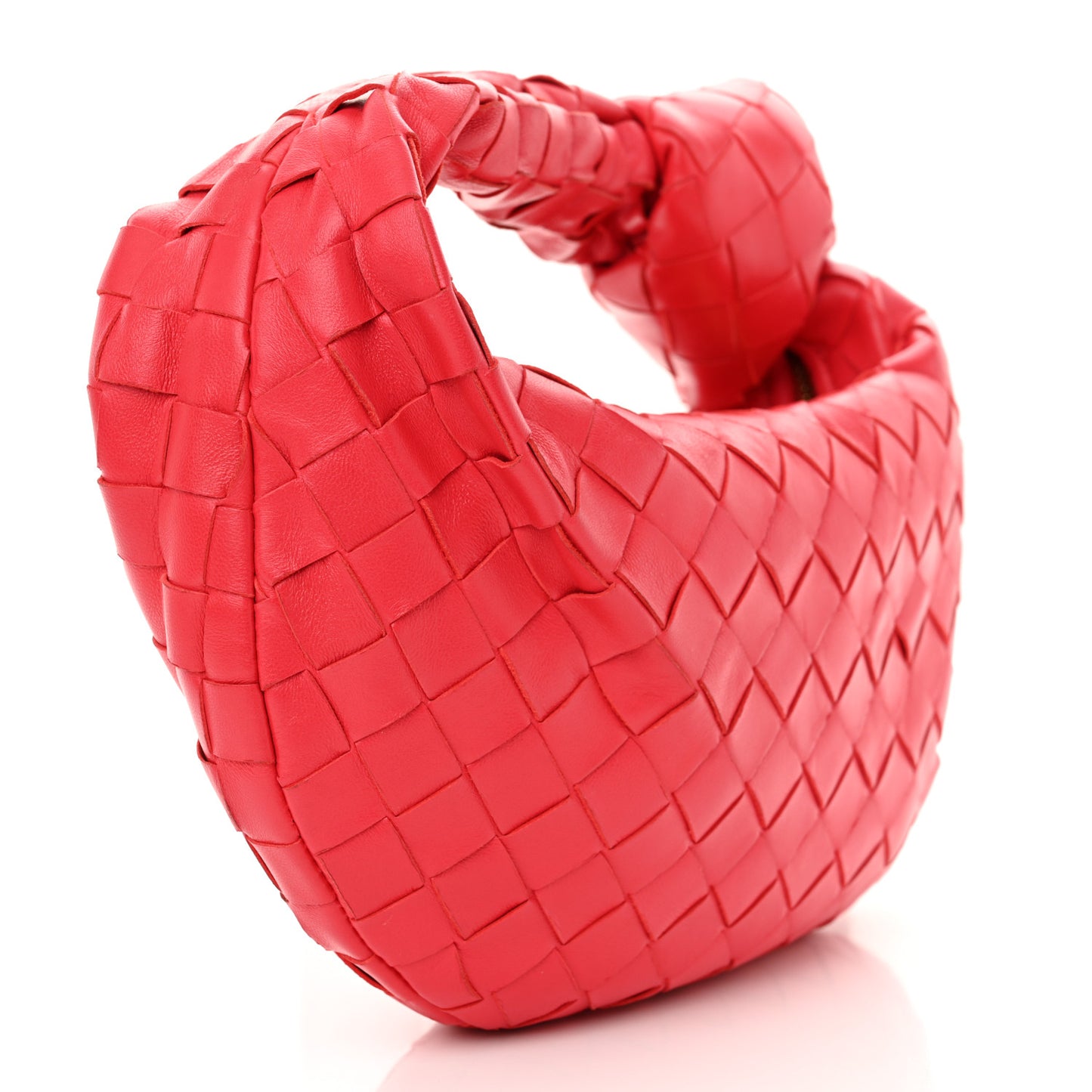 Nappa Intrecciato Mini Jodie Cranberry