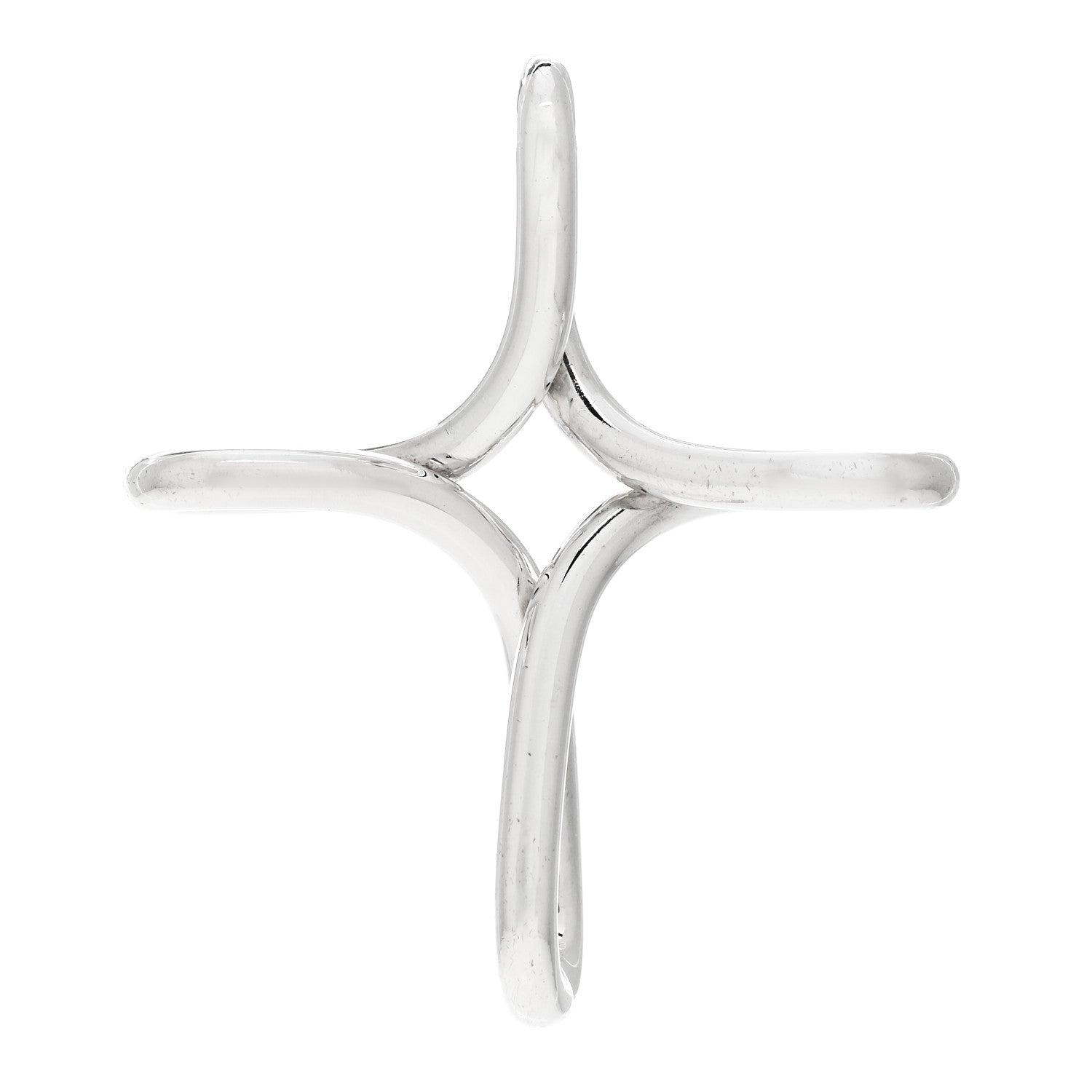 Tiffany Sterling Silver Elsa Peretti Infinity Cross Pendant 1 of 4
