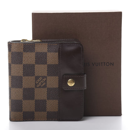 Louis Vuitton Damier Ebene Zippe Zipped Compact Wallet 14 of 14