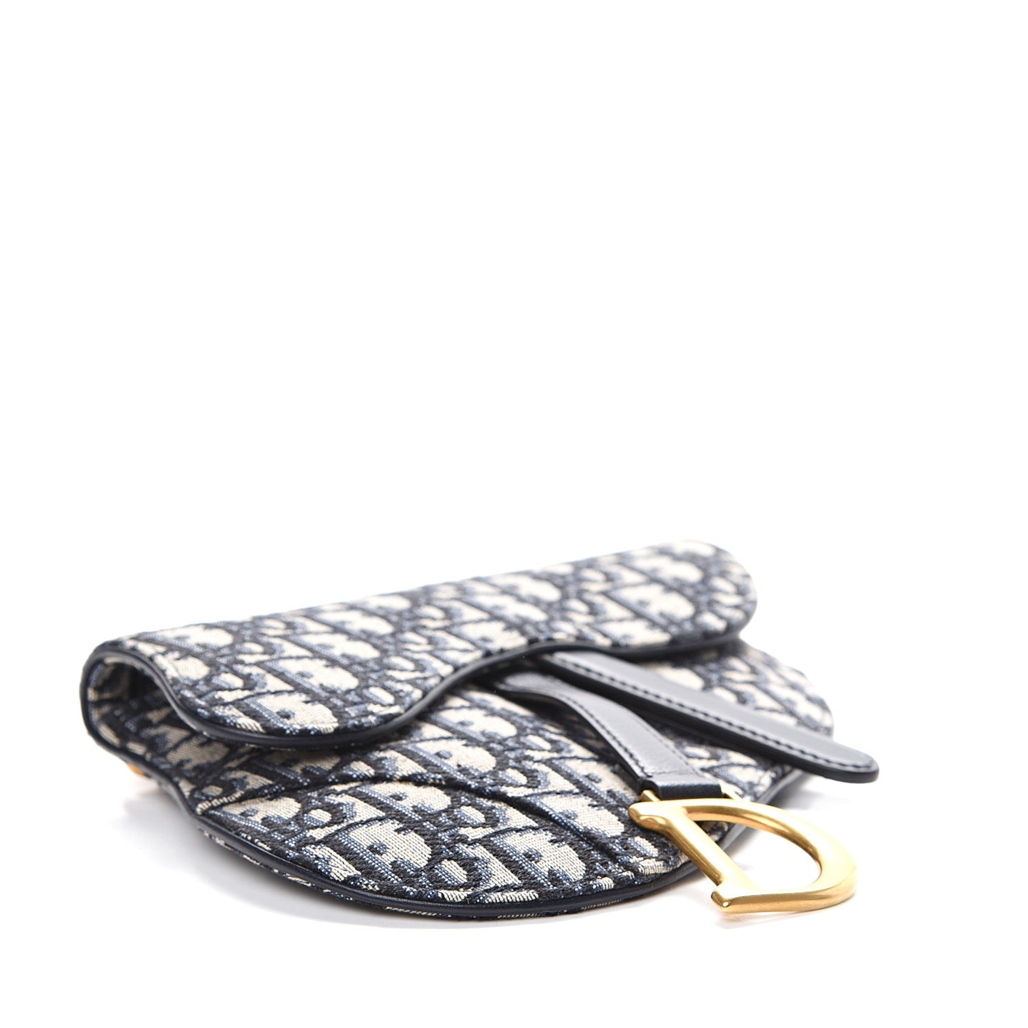 Oblique Saddle Belt Bag Blue