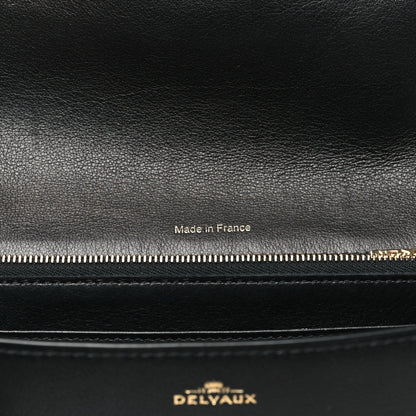 Delvaux Calfskin Tempete Pochette Black 8 of 10