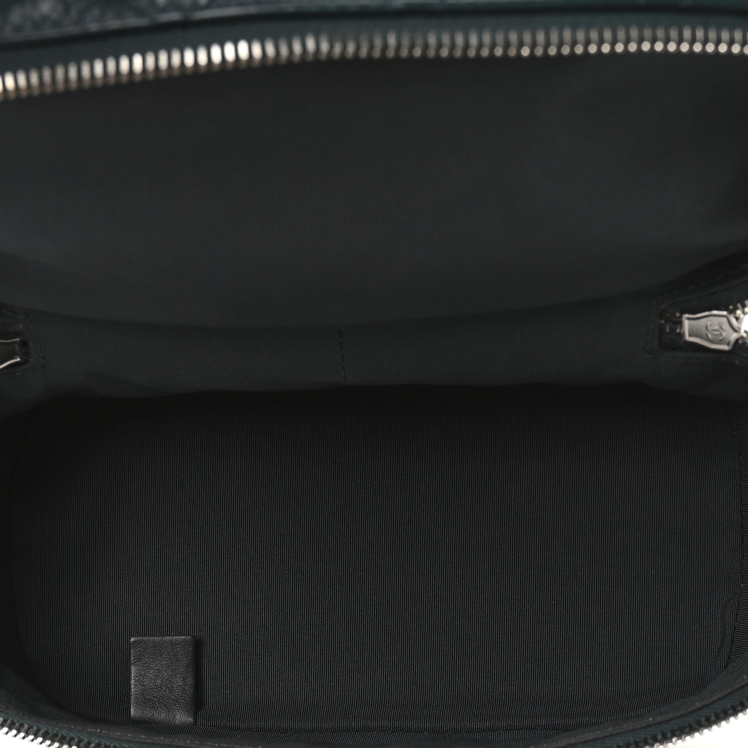 Chanel Crumpled Calfskin PVC Quilted Backpack Green 5 of 10