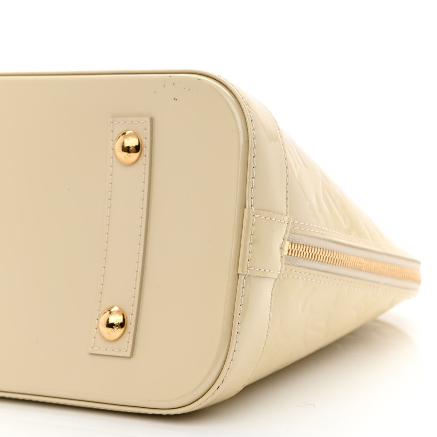 Louis Vuitton Vernis Alma PM Blanc Corail 10 of 13