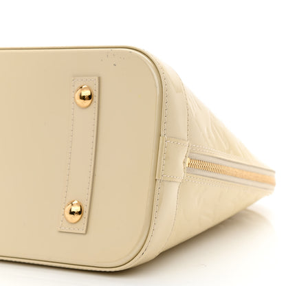 Louis Vuitton Vernis Alma PM Blanc Corail 10 of 13