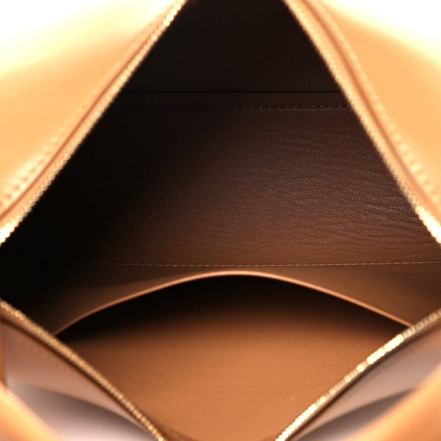 Polished Calfskin Mini Candy Bag Caramel
