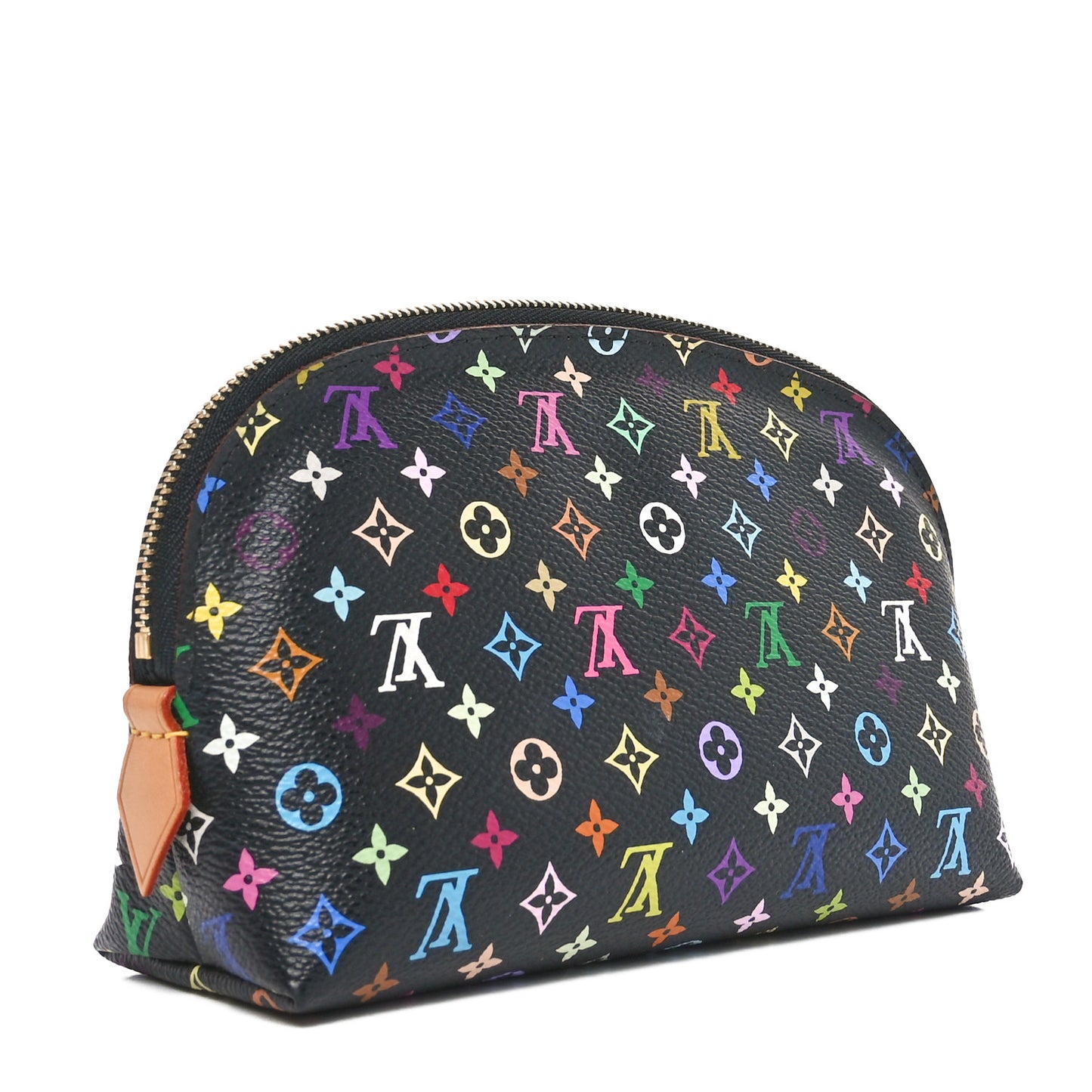 Monogram Multicolor Cosmetic Pouch Black Grenade