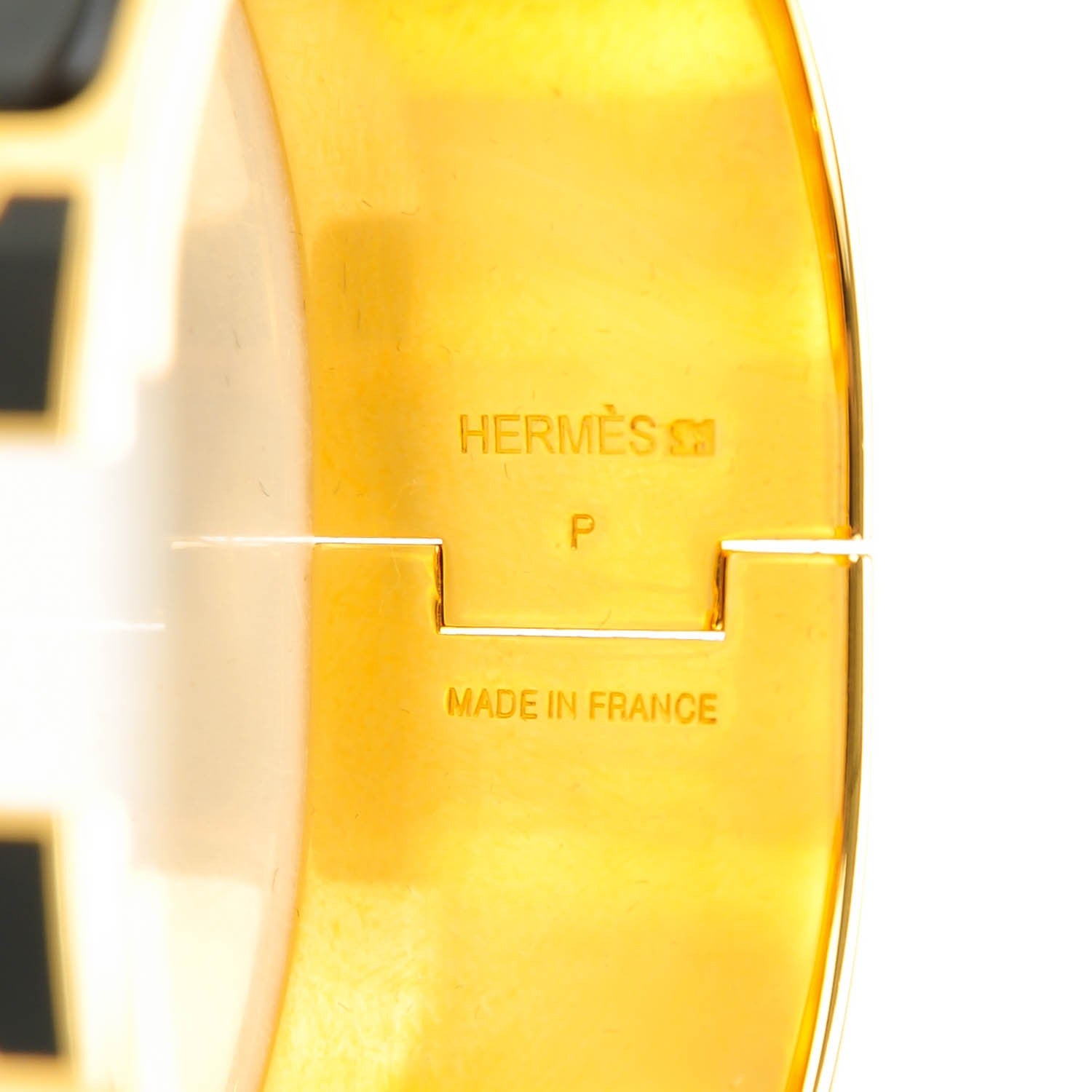 Hermes Enamel Wide Clic Clac H Bracelet PM Black 5 of 6