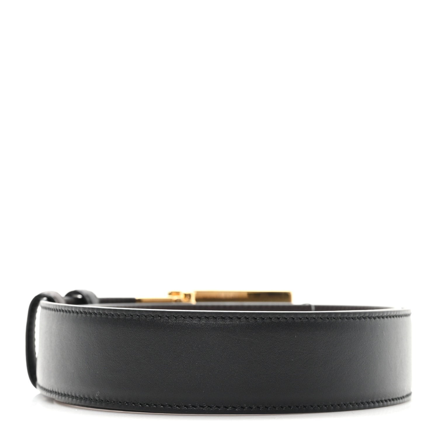 Gucci Moon Calfskin Square G Reversible 35mm Belt 95 38 Black 2 of 4