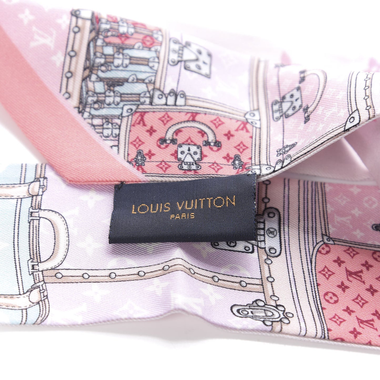 Silk Monogram Let's Go BB Bandeau Pink