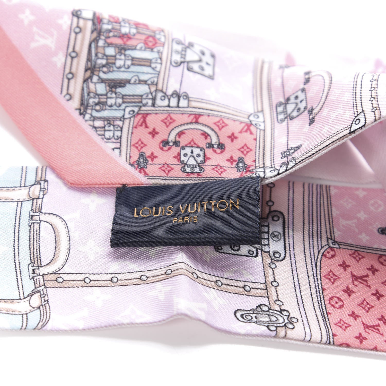 Louis Vuitton Silk Monogram Let's Go BB Bandeau Pink 2 of 3