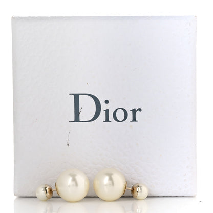 Christian Dior Pearl Mise En Dior Tribal Earrings Gold 5 of 5