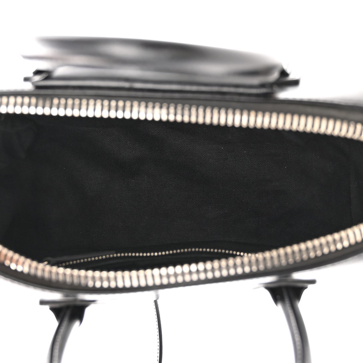 Shiny Lord Calfskin Small Antigona Black