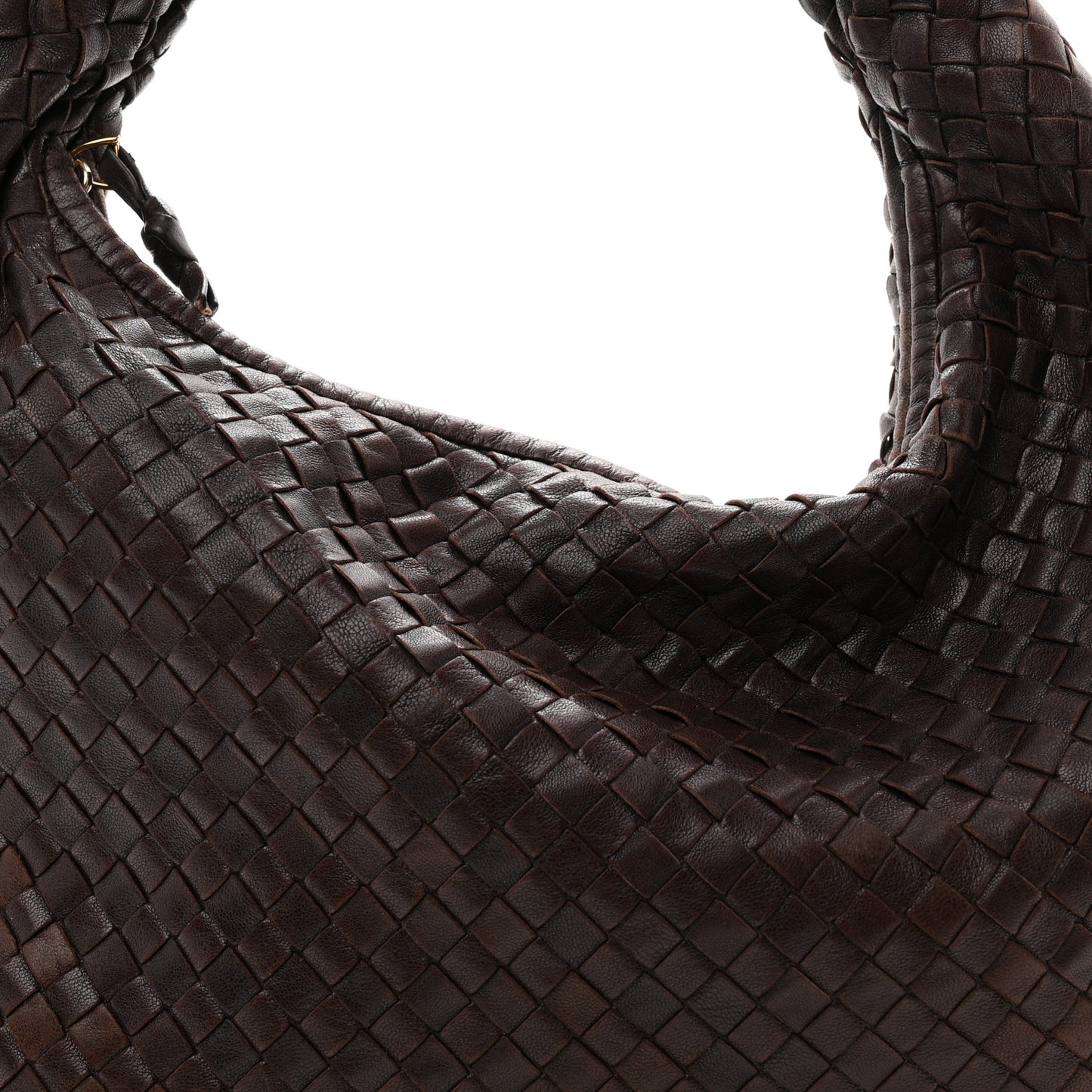 Nappa Intrecciato Medium Veneta Hobo Maple