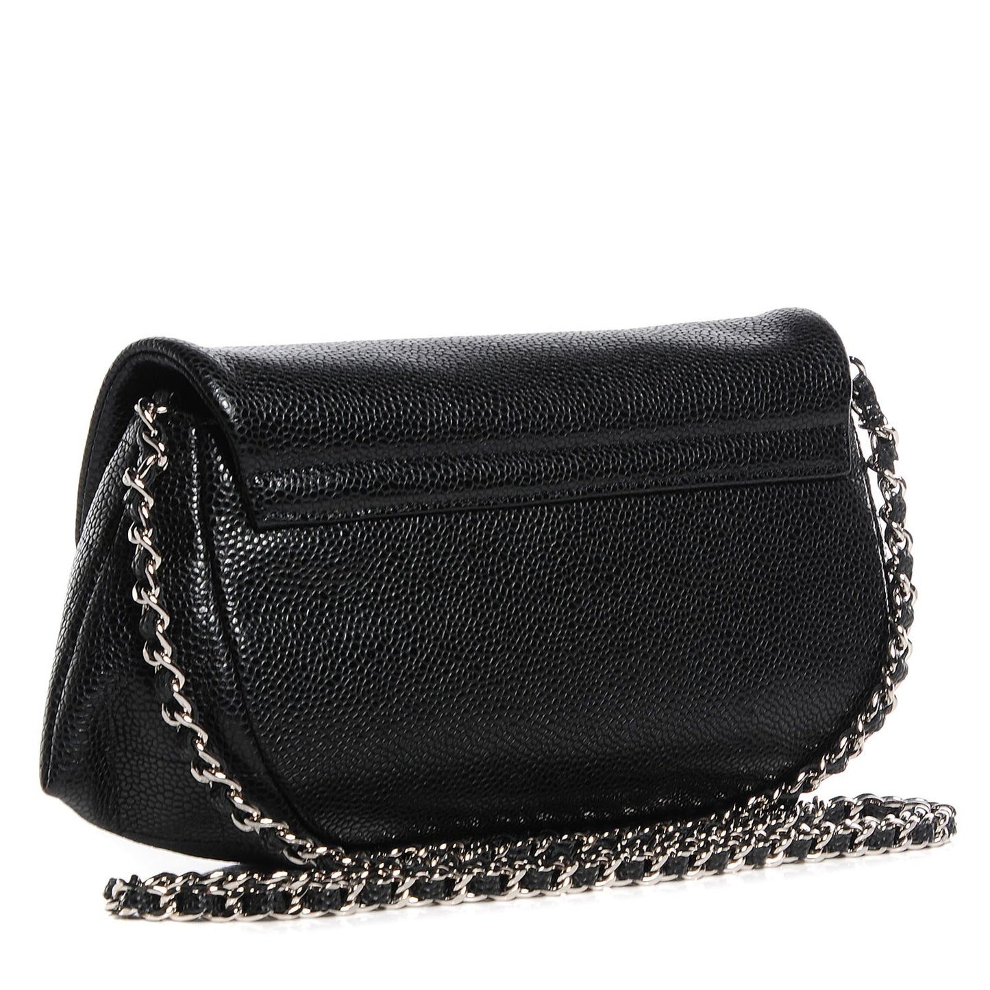 Caviar Half Moon Wallet On Chain WOC Black