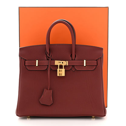 Hermes Togo Birkin 25 Rouge H 11 of 11