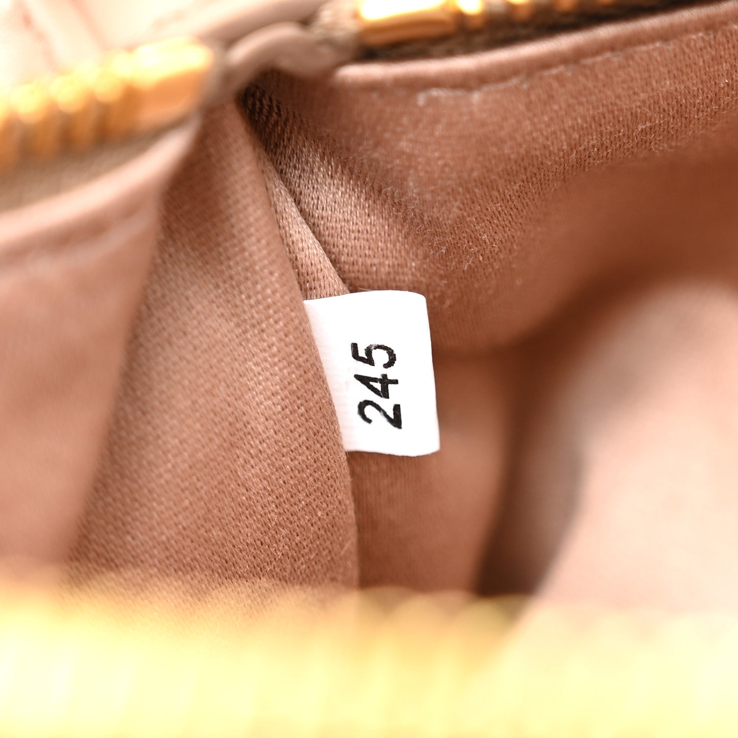 Nappa Wristlet Beige